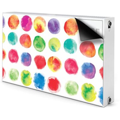 Ozdobna osłona na grzejnik Malowane kropki 100x60, Bluedecor Ozdobna osłona na grzejnik Malowane kropki 100x60, Bluedecor