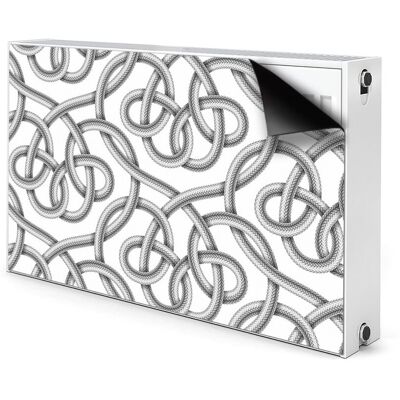 Ozdobna osłona na grzejnik Poplątany kabel 100x60, Bluedecor Ozdobna osłona na grzejnik Poplątany kabel 100x60, Bluedecor