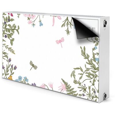Ozdobna osłona na grzejnik Wiosenne kwiaty 100x60, Bluedecor Ozdobna osłona na grzejnik Wiosenne kwiaty 100x60, Bluedecor