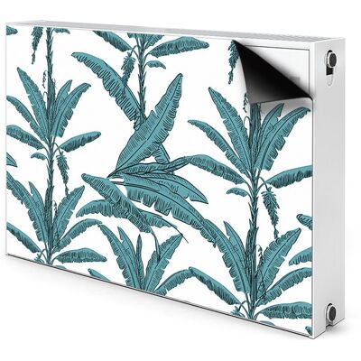 Ozdobny magnes na grzejnik Gałęzie palmowe 90x60, Bluedecor Ozdobny magnes na grzejnik Gałęzie palmowe 90x60, Bluedecor