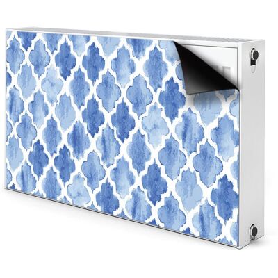 Ozdobny magnes na grzejnik Marokański wzór 100x60, Bluedecor Ozdobny magnes na grzejnik Marokański wzór 100x60, Bluedecor