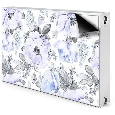 Ozdobny magnes na grzejnik Niebieskie róże 90x60, Bluedecor Ozdobny magnes na grzejnik Niebieskie róże 90x60, Bluedecor