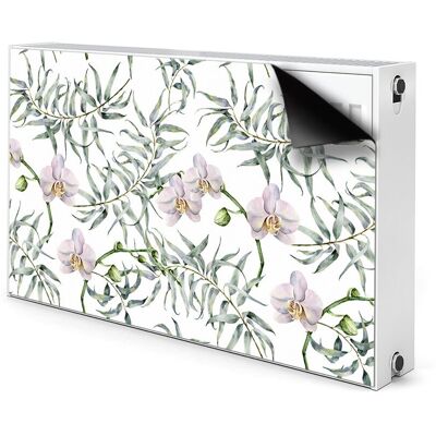 Ozdobny magnes na grzejnik Różowe orchidee 100x60, Bluedecor Ozdobny magnes na grzejnik Różowe orchidee 100x60, Bluedecor