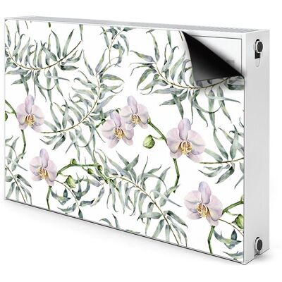 Ozdobny magnes na grzejnik Różowe orchidee 90x60, Bluedecor Ozdobny magnes na grzejnik Różowe orchidee 90x60, Bluedecor