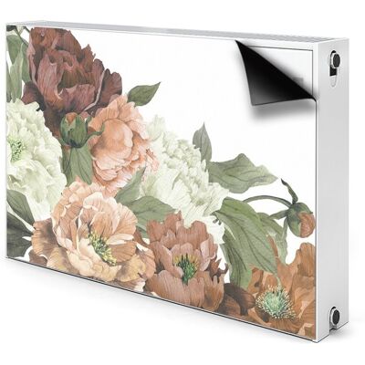 Ozdobny magnes na grzejnik Vintage Piwonie 90x60, Bluedecor Ozdobny magnes na grzejnik Vintage Piwonie 90x60, Bluedecor