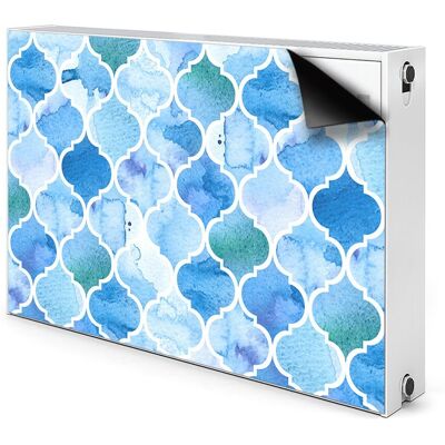 Ozdobny magnes na grzejnik Wzór marokański 90x60, Bluedecor Ozdobny magnes na grzejnik Wzór marokański 90x60, Bluedecor