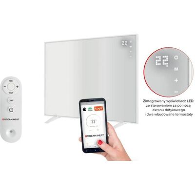 Dream Heat PANEL GRZEWCZY PROMIENNIK PODCZERWIENI CC720W Dream Heat PANEL GRZEWCZY PROMIENNIK PODCZERWIENI CC720W