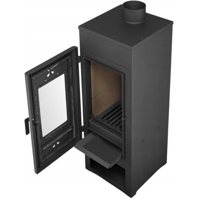 Inny producent Piec Kominek Piecyk Żeliwny Polski 8 Kw Stalowy Czarny Koza Szamotowy Inny producent Piec Kominek Piecyk Żeliwny Polski 8 Kw Stalowy Czarny Koza Szamotowy