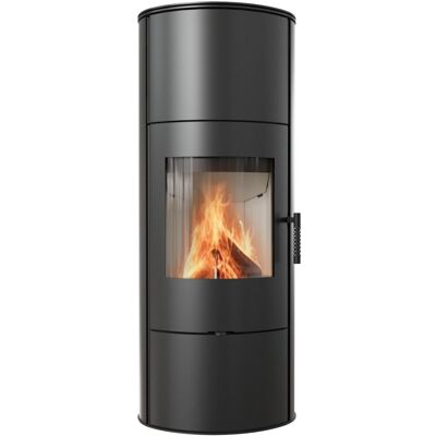 Kratki - Stufa A Legna In Acciaio Rollo Alta 7 Kw Ø 150 - Wood Stove Kratki - Stufa A Legna In Acciaio Rollo Alta 7 Kw Ø 150 - Wood Stove