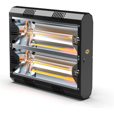 Promiennik podczerwieni Hathor czarny 4000W MO-EL wodoodporny promiennik IP55 Promiennik podczerwieni Hathor czarny 4000W MO-EL wodoodporny promiennik IP55