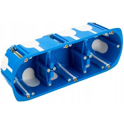 Orno PUSZKA ELEKTRYCZNA POTRÓJNA PODTYNKOWA WIATROSZCZELNA DO KARTON GIPS 60mm Orno PUSZKA ELEKTRYCZNA POTRÓJNA PODTYNKOWA WIATROSZCZELNA DO KARTON GIPS 60mm