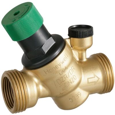 HONEYWELL Regulator Ciśnienia, Dn20, Gwinty Przyłączeniowe: 3/4' Wewnętrzny I 1' Zewnętrzny Na Każdym Z Króćców. Przyłącze Pod Manometr: G1/4' HONEYWELL Regulator Ciśnienia, Dn20, Gwinty Przyłączeniowe: 3/4' Wewnętrzny I 1' Zewnętrzny Na Każdym Z Króćców. Przyłącze Pod Manometr: G1/4'