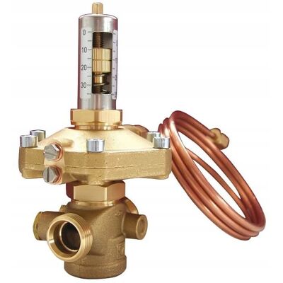 HERZ Regulator różnicy ciśnienia 30 kPa, 50-1300 l/h, DN 15, mufa HERZ Regulator różnicy ciśnienia 30 kPa, 50-1300 l/h, DN 15, mufa