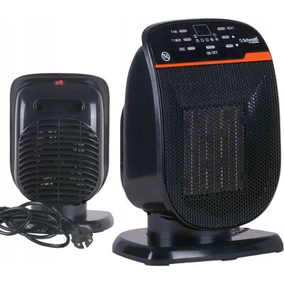 Schmith Grzejnik Cermiczny Nagrzewnica Elektryczna 900/1500W Oscylacja Led Schmith Grzejnik Cermiczny Nagrzewnica Elektryczna 900/1500W Oscylacja Led