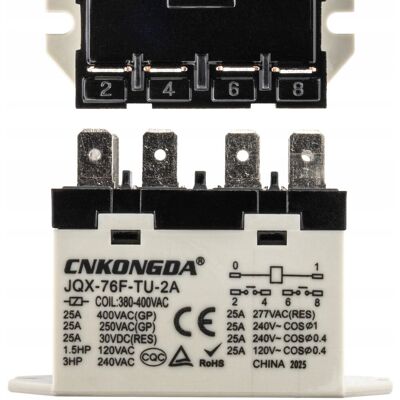 Powermat Stycznik Do Nagrzewnicy Elektrycznej Przerkaźnik Włącznik 400v 50hz 25a 9kw Powermat Stycznik Do Nagrzewnicy Elektrycznej Przerkaźnik Włącznik 400v 50hz 25a 9kw