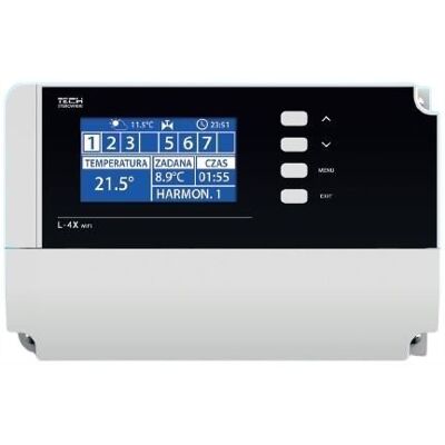 Tech L-4x Wifi Uniwersalny Sterownik Zaworów Termostatycznych 8 Sekcji Tech L-4x Wifi Uniwersalny Sterownik Zaworów Termostatycznych 8 Sekcji