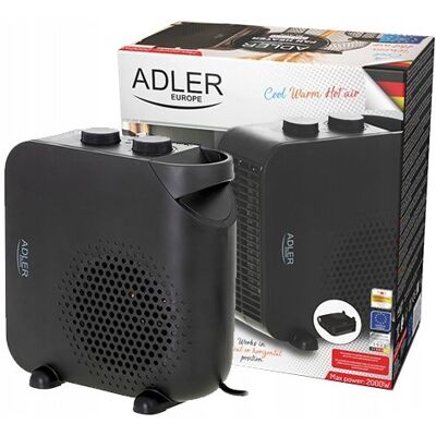 TERMOWENTYLATOR ADLER AD7725B GRZEJNIK ELEKTRYCZNY FARELKA 2000W TERMOWENTYLATOR ADLER AD7725B GRZEJNIK ELEKTRYCZNY FARELKA 2000W