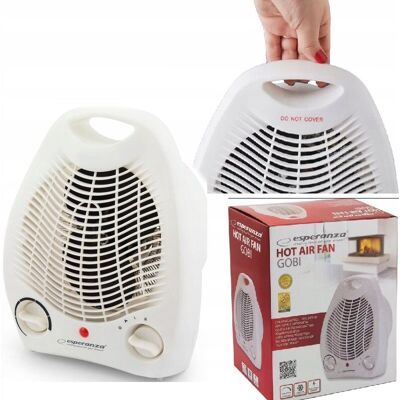 Esperanza Termowentylator Biały Farelka Grzejnik Dmuchawa Ciepłego Powietrza 2000W Esperanza Termowentylator Biały Farelka Grzejnik Dmuchawa Ciepłego Powietrza 2000W