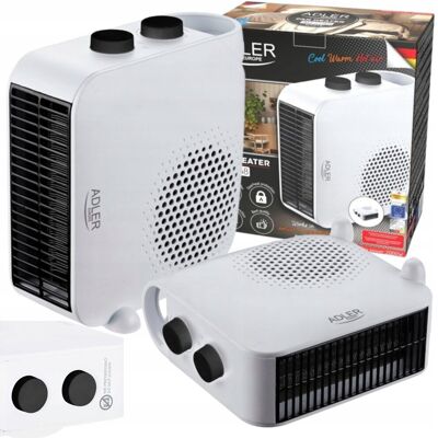 Adler Termowentylator Farelka Grzejnik Elektryczny 2000W 2Kw Z Dmuchawą Ogrzewacz Adler Termowentylator Farelka Grzejnik Elektryczny 2000W 2Kw Z Dmuchawą Ogrzewacz