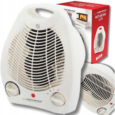 Esperanza TERMOWENTYLATOR FARELKA GRZEJNIK ELEKTRYCZNY 2000W OGRZEWACZ 2 STOPNIE MOCY Esperanza TERMOWENTYLATOR FARELKA GRZEJNIK ELEKTRYCZNY 2000W OGRZEWACZ 2 STOPNIE MOCY