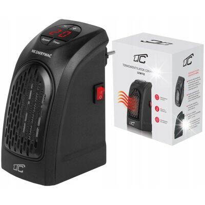 Zilan TERMOWENTYLATOR GRZEJNIK ELEKTRYCZNY CERAMICZNY DO GNIAZDKA 400 W Zilan TERMOWENTYLATOR GRZEJNIK ELEKTRYCZNY CERAMICZNY DO GNIAZDKA 400 W