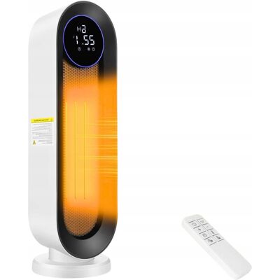 Inny producent Termowentylator Grzejnik Termostat 12-Godzinny 2000W Oscylacja 100° Biały Inny producent Termowentylator Grzejnik Termostat 12-Godzinny 2000W Oscylacja 100° Biały