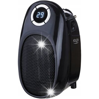 Adler Termowentylator mały Grzejnik elektryczny - Easy heater 1500W LED Adler Termowentylator mały Grzejnik elektryczny - Easy heater 1500W LED