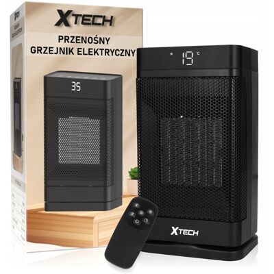 TERMOWENTYLATOR PRZENOŚNY GRZEJNIK FARELKA DO POKOJU Z PILOTEM 1500 W XTECH TERMOWENTYLATOR PRZENOŚNY GRZEJNIK FARELKA DO POKOJU Z PILOTEM 1500 W XTECH