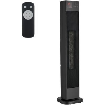 Termowentylator z pilotem, obrotowy, 2000 W, 76,5 cm, czarny, NTH20-22GR, Midea Termowentylator z pilotem, obrotowy, 2000 W, 76,5 cm, czarny, NTH20-22GR, Midea