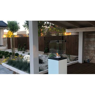 Kratki Thumb Thumb Ogrzewacz Gazowy Wolnostojący Patio Mini Szkło/biały - Sterowanie Manualne Kratki Thumb Thumb Ogrzewacz Gazowy Wolnostojący Patio Mini Szkło/biały - Sterowanie Manualne