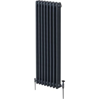 Monster Cable Tradycyjny grzejnik 3-kolumnowy - 1800 x 382 mm - antracytowy Monster Cable Tradycyjny grzejnik 3-kolumnowy - 1800 x 382 mm - antracytowy