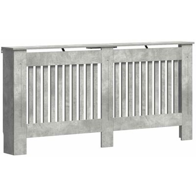 vidaXL Pokrywa Grzejnika Betonowy szary 172 x 19 x 81,5 cm vidaXL Pokrywa Grzejnika Betonowy szary 172 x 19 x 81,5 cm