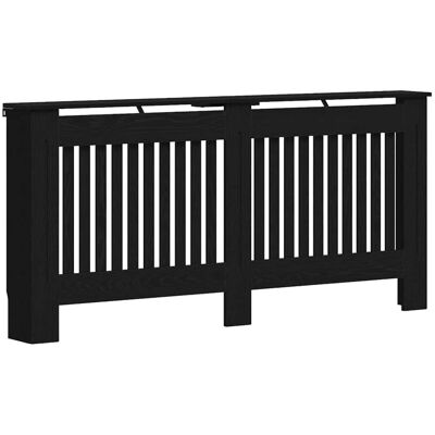 vidaXL Pokrywa Grzejnika Czarny Dąb 172 x 19 x 81,5 cm vidaXL Pokrywa Grzejnika Czarny Dąb 172 x 19 x 81,5 cm