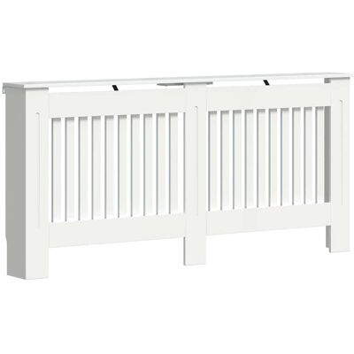 vidaXL Pokrywa Grzejnika Wysoki połysk biały 172 x 19 x 81,5 cm vidaXL Pokrywa Grzejnika Wysoki połysk biały 172 x 19 x 81,5 cm