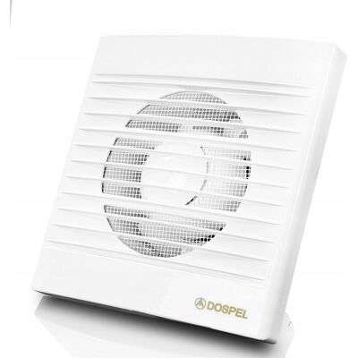 DOSPEL Wentylator łazienkowy 120 mm Wydajny 150m3/h Cichy Timer + klapa DOSPEL Wentylator łazienkowy 120 mm Wydajny 150m3/h Cichy Timer + klapa