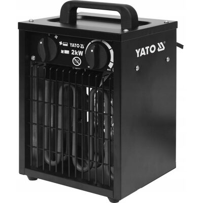 YATO NAGRZEWNICA ELEKTRYCZNA PRZENOŚNA 2KW GRZEJNIK TERMOSTAT YT-99690 YATO NAGRZEWNICA ELEKTRYCZNA PRZENOŚNA 2KW GRZEJNIK TERMOSTAT YT-99690
