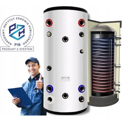 Inny producent Zasobnik Cwu Bojler Z Wężownicą Nierdzewny 300l Inny producent Zasobnik Cwu Bojler Z Wężownicą Nierdzewny 300l
