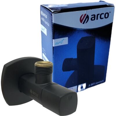 Zawór Kątowy 1/2 X 3/8 Arco Lipstick Czarny Mat Zawór Kątowy 1/2 X 3/8 Arco Lipstick Czarny Mat