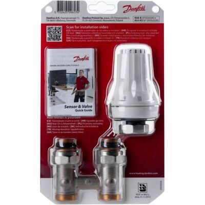 Zestaw 2-elementowy prosty - głowica RAE-K, moduł przyłączeniowy VKO DANFOSS 013G5132 Zestaw 2-elementowy prosty - głowica RAE-K, moduł przyłączeniowy VKO DANFOSS 013G5132