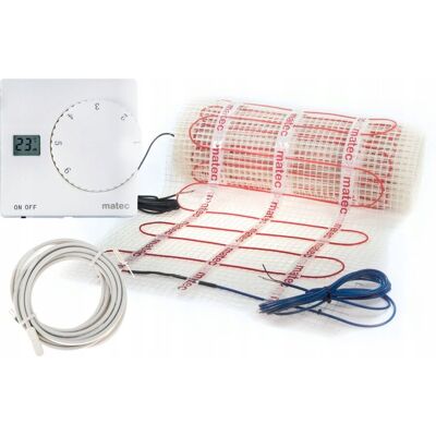 ZAMEL Zestaw Ogrzewania Podłogowego (2,5m²) 150W/m² STANDARD Matec ZOD-25 ZAMEL Zestaw Ogrzewania Podłogowego (2,5m²) 150W/m² STANDARD Matec ZOD-25