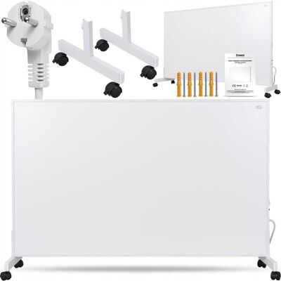 Cronos Heaters Zestaw Panel grzewczy IR CRONOS Carbon P1000 White Cronos Heaters Zestaw Panel grzewczy IR CRONOS Carbon P1000 White
