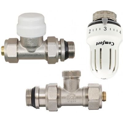 Hydroland Zestaw termostatyczny Comfort do PEX prosty 571 Hydroland Zestaw termostatyczny Comfort do PEX prosty 571