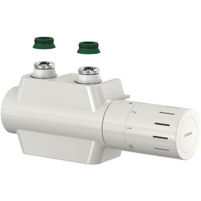 FLAMCO Zestaw Termostatyczny Variodesign 3/4' Z Obudową I Głowica Z Przyłączem M30x1,5 Biała, Podłączenie Lewo- Lub Prawostronne. Do Zestawu Pasują FLAMCO Zestaw Termostatyczny Variodesign 3/4' Z Obudową I Głowica Z Przyłączem M30x1,5 Biała, Podłączenie Lewo- Lub Prawostronne. Do Zestawu Pasują