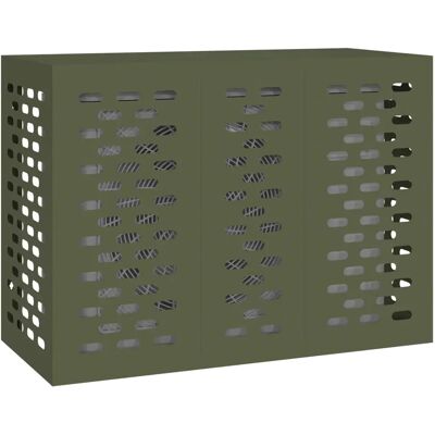 Vidaxl Oliwkowy Metal 110 X 50 X 80 Cm Pokrowiec Na Klimatyzator Vidaxl Oliwkowy Metal 110 X 50 X 80 Cm Pokrowiec Na Klimatyzator