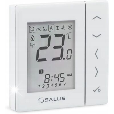 BEZPRZEWODOWY PODTYNKOWY REGULATOR STEROWNIK TEMPERATURY VS10WRF 230V SALUS BEZPRZEWODOWY PODTYNKOWY REGULATOR STEROWNIK TEMPERATURY VS10WRF 230V SALUS