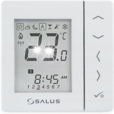 Bezprzewodowy Podtynkowy Regulator Sterownik Temperatury Vs10wrf 230v Salus Bezprzewodowy Podtynkowy Regulator Sterownik Temperatury Vs10wrf 230v Salus