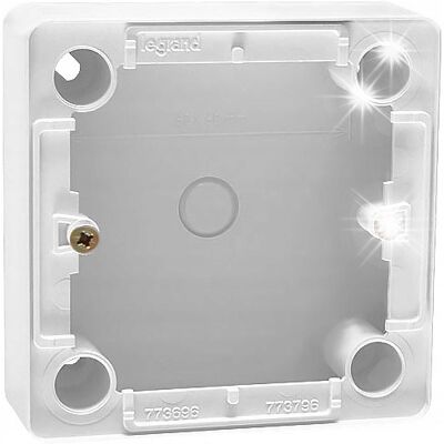 LEGRAND CARIVA PUSZKA NATYNKOWA POJEDYNCZA BIAŁA (773697) LEGRAND CARIVA PUSZKA NATYNKOWA POJEDYNCZA BIAŁA (773697)