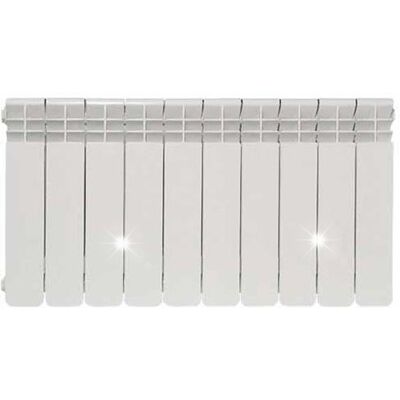 GRZEJNIK ALUMINIOWY WULKAN H-350 BIAŁY DIAMOND - 10 ŻEBEREK 1121 W GRZEJNIK ALUMINIOWY WULKAN H-350 BIAŁY DIAMOND - 10 ŻEBEREK 1121 W