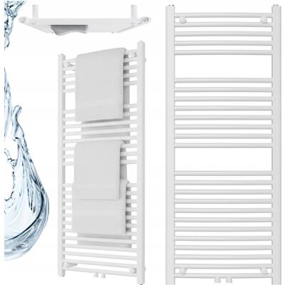 Hydrosan GRZEJNIK ŁAZIENKOWY ŚCIENNY PIONOWY WODNY DRABINKA 120x50 GAMA-WH-2 BIAŁY Hydrosan GRZEJNIK ŁAZIENKOWY ŚCIENNY PIONOWY WODNY DRABINKA 120x50 GAMA-WH-2 BIAŁY