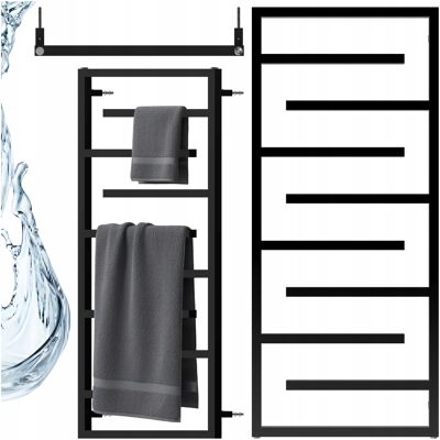 Hydrosan GRZEJNIK ŁAZIENKOWY WODNY PIONOWY DRABINKA DEKORACYJNY 1380x600 CZARNY Hydrosan GRZEJNIK ŁAZIENKOWY WODNY PIONOWY DRABINKA DEKORACYJNY 1380x600 CZARNY